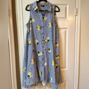 Lemon swing dress